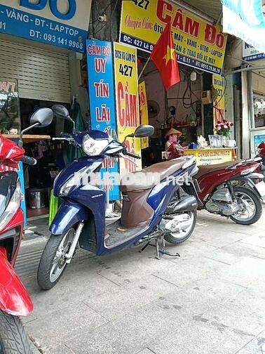 Honda Vision 2014 5 giây tự tắt màu Xanh