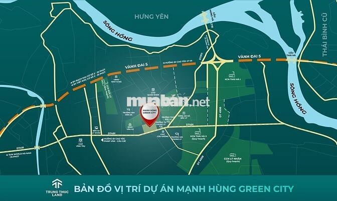 Bán đất nền KĐT Mạnh Hùng Green City - Đón sóng KCN VSIP