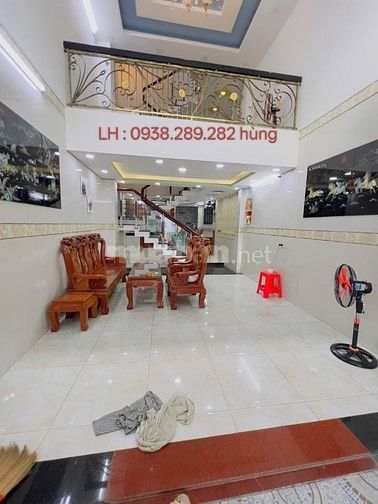 Cho thuê nhà mới đẹp 4 x16 đúc 3 lầu hẻm xe hơi 1/ phạm văn chiêu p16 
