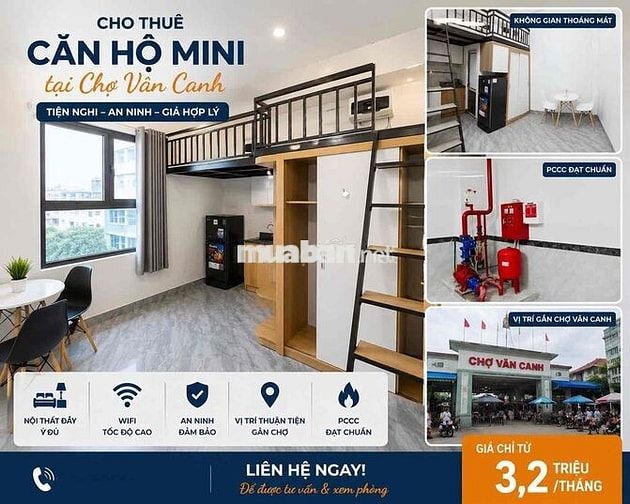 Căn hộ MiNi đủ đồ giá Sinh Viên tại Vân Canh