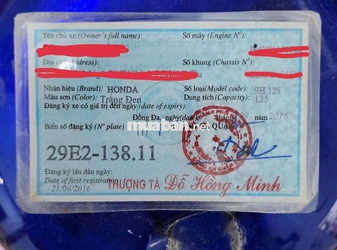 Honda SH 125i 2016 Trắng 25853 km