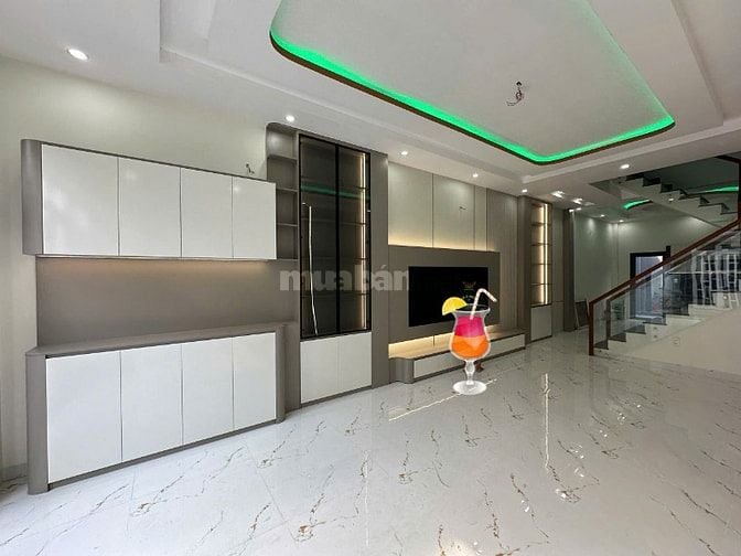 Nhà mới 100% dt70m2 2 lầu 4pn full nội thất HXH Hương Lộ 3 Q. Bình Tân