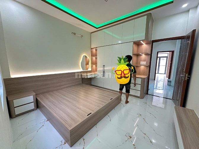 Nhà mới 100% dt70m2 2 lầu 4pn full nội thất HXH Hương Lộ 3 Q. Bình Tân