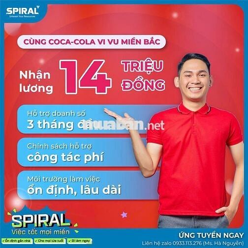 🚨 *** NHÂN VIÊN KINH DOANH COCA-COLA 🚨