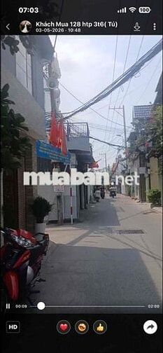 Cho  thuê nhà mặt tiền hẽm 96 đào tông nguyên nhà bè