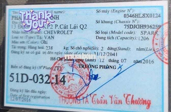 SPARK VAN 1 CHỦ, ODO XỊN 3,5V, XƯ