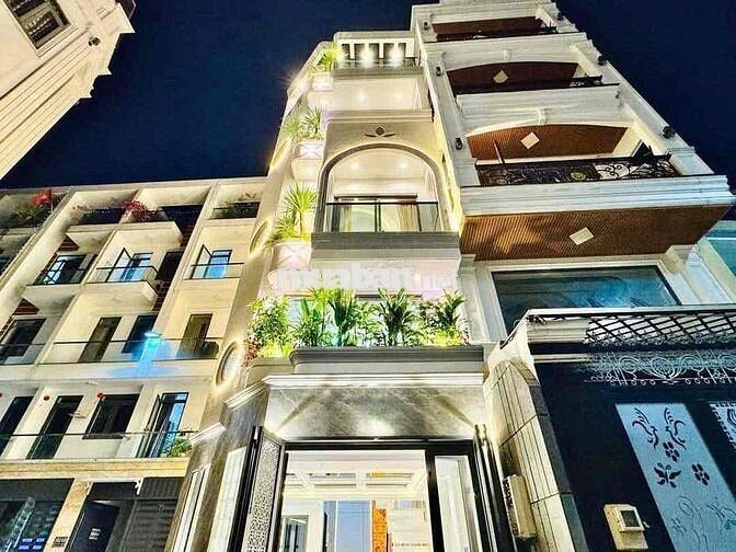 Nhà 4tầng thang máy 4.5x13m 4pn 5wc sát Bình Thạnh Phú Nhuận
