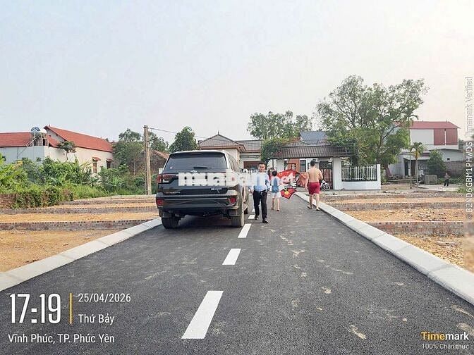 Bán đất đô thị 72m2 tại Xuân Hoà, Phúc Yên, Vĩnh Phúc, đất full thổ cư