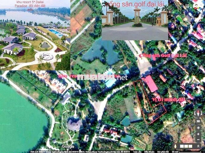 Bán đất thổ cư cổng sân Golf Đại Lải 