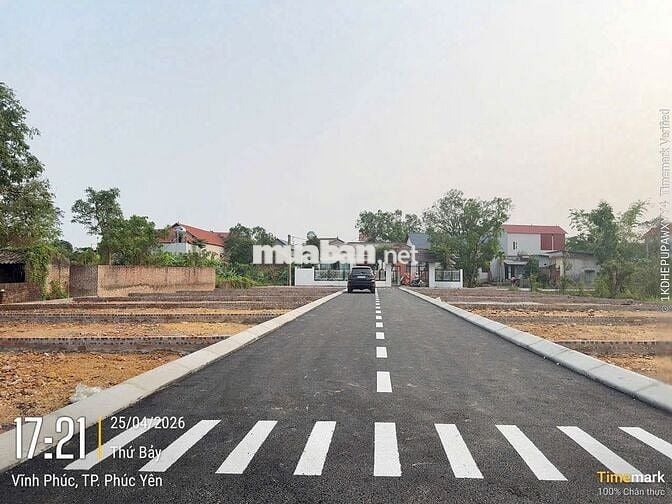 Bán đất đô thị 72m2 tại Xuân Hoà, Phúc Yên, Vĩnh Phúc, đất full thổ cư