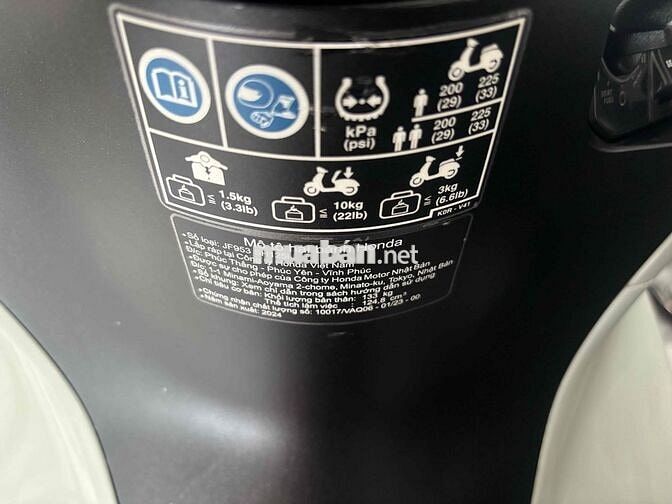 Honda SH 125i ABS 2024 Xám xi măng chuẩn 5600km