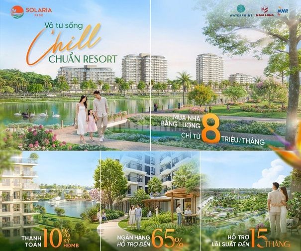 Mở bán căn hộ Solaria Rise giá 1,5 tỷ căn. Mua trực tiếp chủ đầu tư