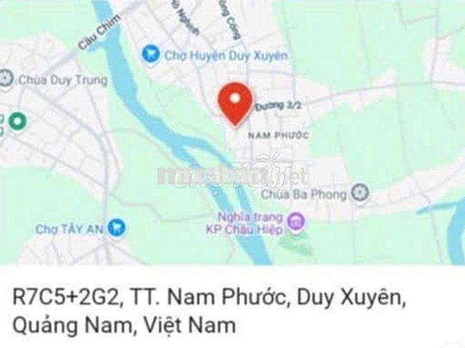 CHÍNH CHỦ CẦN BÁN LÔ ĐẤT SIÊU ĐẸP. NGAY CHỢ DUY XUYÊN, DIỆN TÍCH 142M2