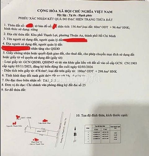 Chính chủ bán 3 miếng liền kề đường An Thạnh 22, Thuận An, Hồ Chí Minh