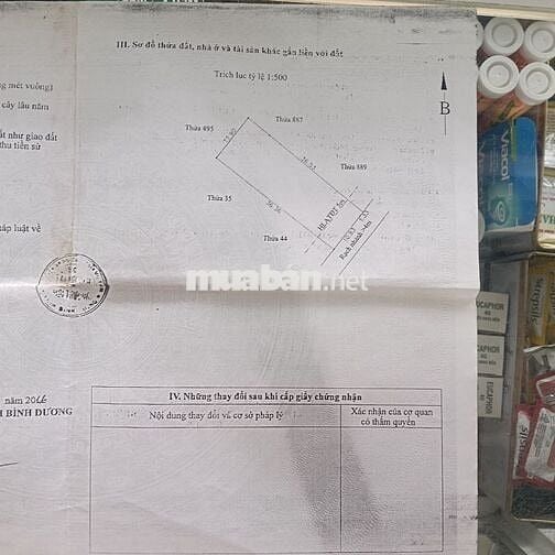 Bán lô đất hẻm An Sơn 56 An Sơn Thuận An Bình Dương