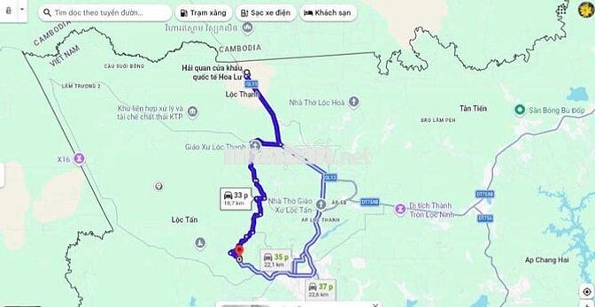 Cần bán đi học. Đất gần sân bay Lộc Ninh và Cửa khẩu quốc tế Hoa Lư