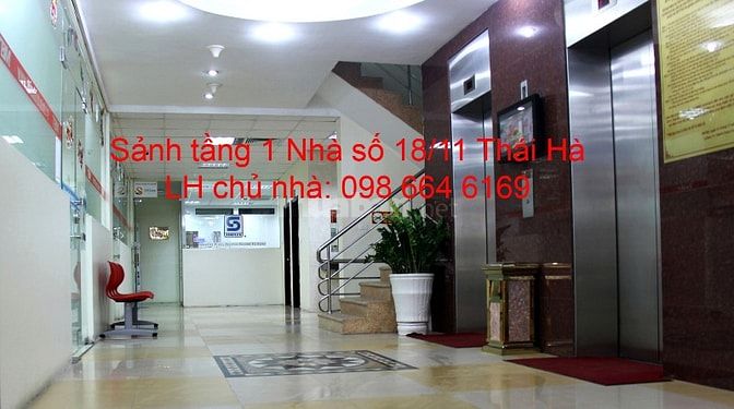 36m2 VP tại số 18/11 Thái Hà. Giá 10 triệu. Chủ nhà trực tiếp quản lý 