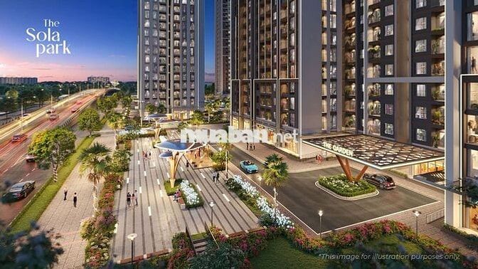 CHỈ 1.5 TỶ SỞ HỮU 2N2VS SOLA PARK TẦNG ĐẸP,HỖ TRỢ VAY LS 0% ĐẾN 2027