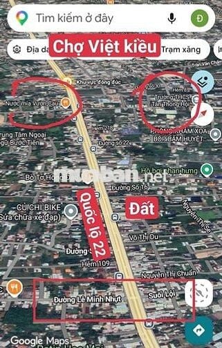 đất Chính chủ 5X26 thổ 117m, DT 130m, Tân thông hội,  gần ủy ban Xã 