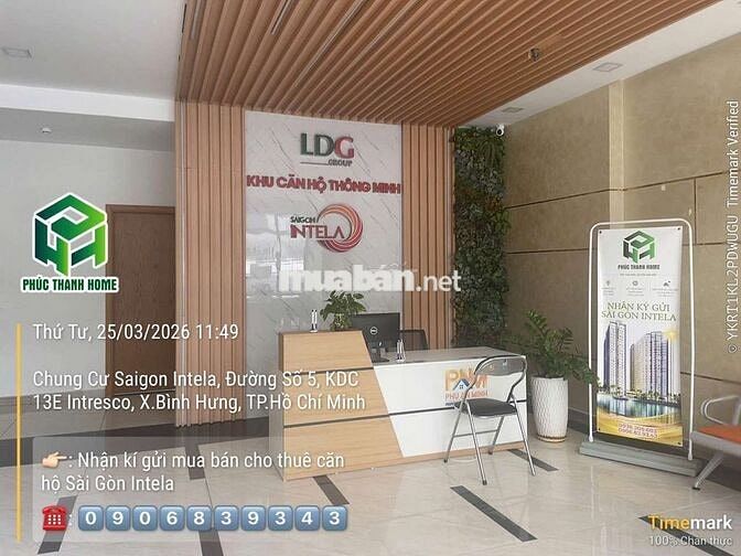 Chính Chủ Bán Căn Hộ Saigon Intela Giá Chỉ 2,08tỷ Đã Bao Trọn Thuế Phí