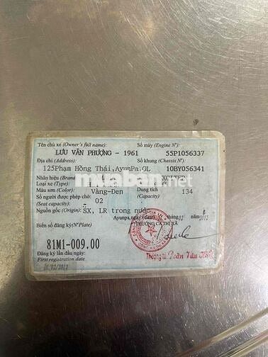 EXCITER 135 SỐ WÍP 81 HỖ TRỢ GÓP OĐ CÓ ĐỖI XE