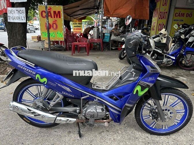 Yamaha Sirius 110 2017 Xanh đen, Máy móc zin êm
