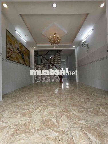 Nhà 4*13m Mặt Tiền 8m BUÔN BÁN 1/LIÊN ẤP 2-6 thông ra CHỢ LÊ THỊ NGAY