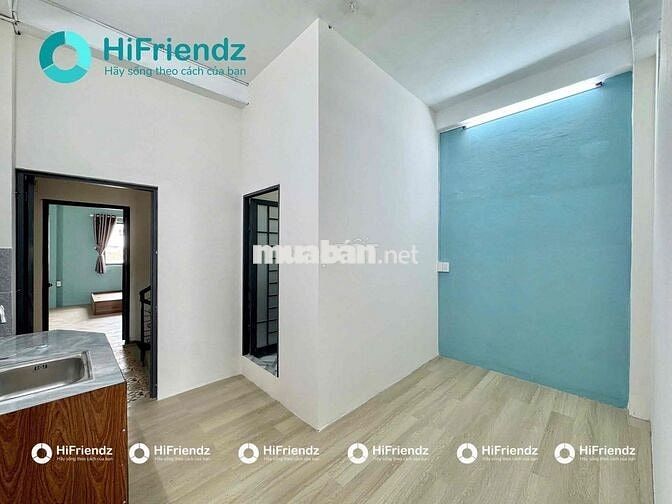 khai trương Căn Hộ 1 phòng ngủ tách bếp ban công và cửa sổ