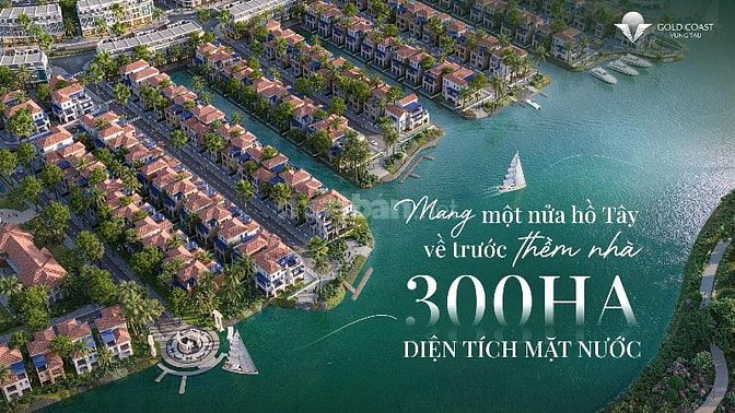 Suất nội bộ nhà phố Gold Coast Vũng Tàu sở hữu lâu dài chỉ 7 tỷ 1/căn
