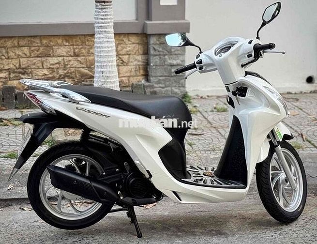 Honda Vision 2022 đời mới màu trắng rin cực đẹp .