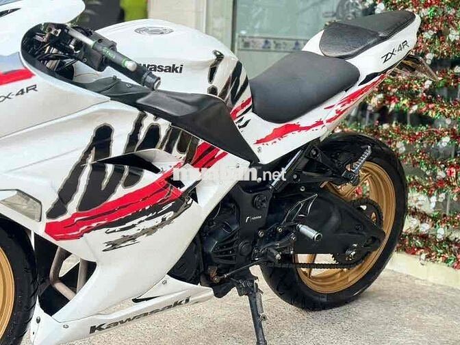 Kawasaki Ninja 250 2009 Trắng 2 Máy Xe Đẹp ngầu