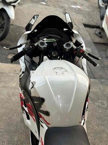 Kawasaki Ninja 250 2009 Trắng 2 Máy Xe Đẹp ngầu