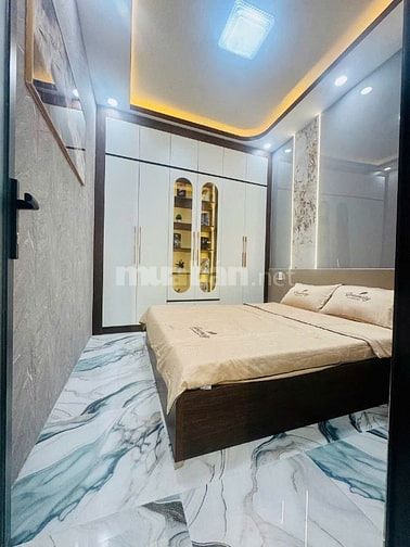 6,58 Tỷ Nhà mới đẹp HẺM XE TẢI P1Q8 3 x11 ( trệt 2 lầu ) Sổ Hồng