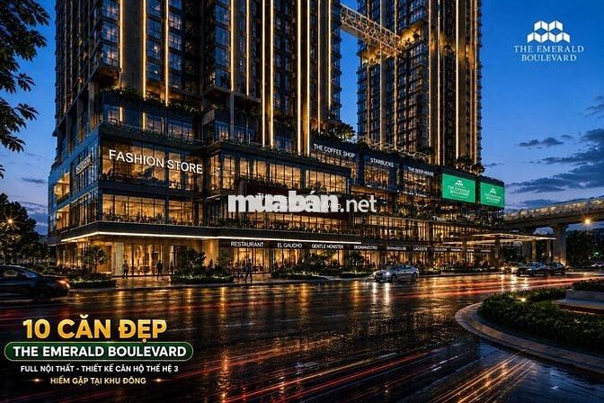 Căn Đẹp The Emerald Boulevard, Full Nội Thất - Thiết Kế Thế Hệ 3