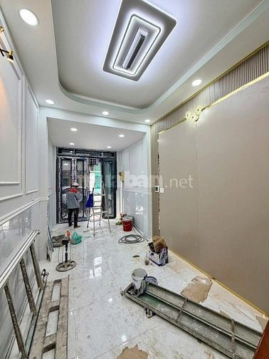 6,38 Tỷ hẻm xe hơi 5m , 3 tầng đúc BTCT hoàn công sổ riêng 