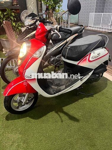 SYM Elite 50cc Trắng Đỏ
