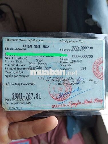 Bán rẻ 7triệu xe giống xe sh đời mới có Fi