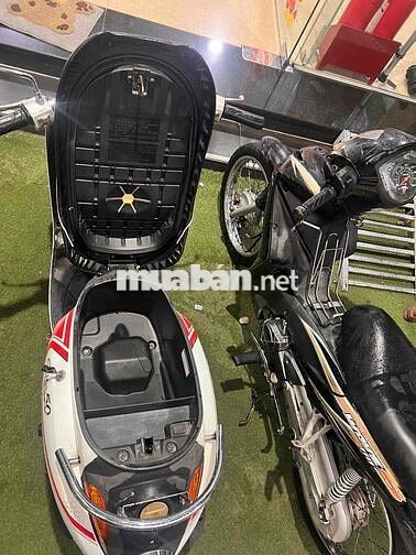 SYM Elite 50cc Trắng Đỏ