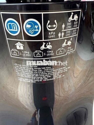 Honda SH 160i ABS 2024 Trắng 2000 km