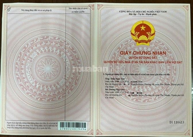 Bán Gấp Nhà Hẻm Xe Hơi 6M- Hẻm Cụt An Ninh,Xe Quay Đầu TM- Chủ Định Cư