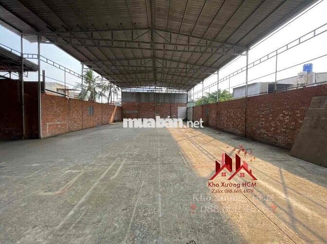 Xưởng mới dựng cần cho thuê, cont vào xưởng