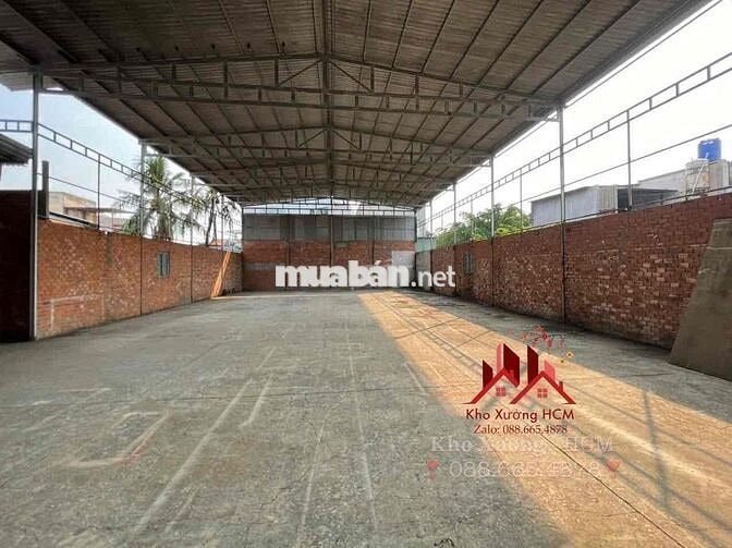 Xưởng mới dựng cần cho thuê, cont vào xưởng