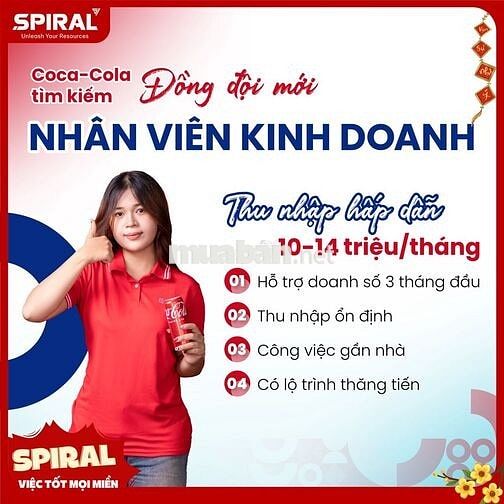 [KO CẦN KN, FREE ĐÀO TẠO] NVKD THỊ TRƯỜNG