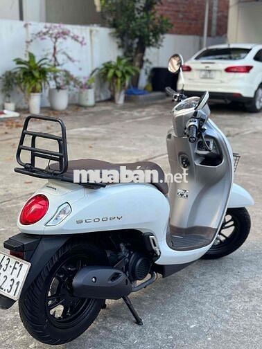 Honda Scoopy 2022 Trắng xe đẹp máy rin êm