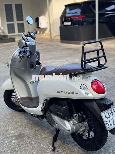 Honda Scoopy 2022 Trắng xe đẹp máy rin êm