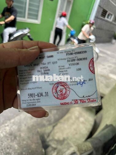 Bán nhanh Giá ra : Vision 2014 BCT : xe máy ẹm :