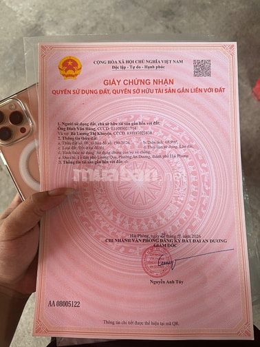 MẶT ĐƯỜNG 10M TRUNG TÂM AN DƯƠNG 📍 Lương Quy – An Dương – Hải Phòng  