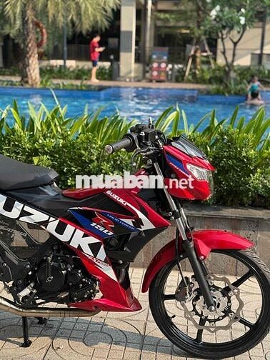 Suzuki Raider 2021 Đỏ 5000 km ( 10tr nhận xe bao )