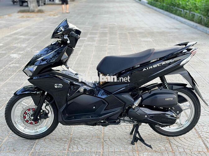Honda AB 2019  KHÓA GA Đen bóng mâm crom siêu đẹp