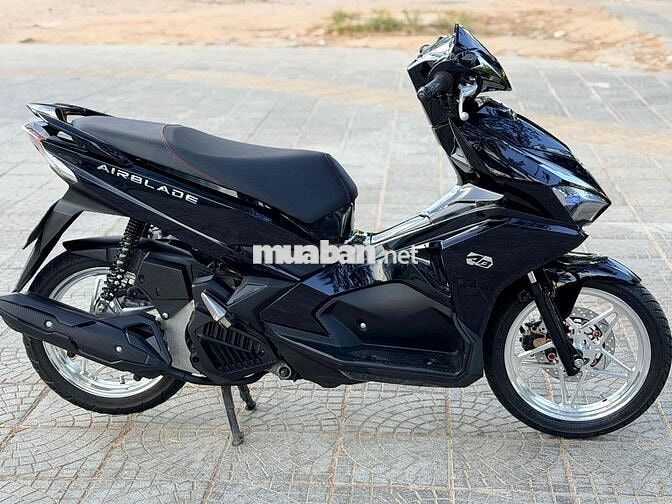 Honda AB 2019  KHÓA GA Đen bóng mâm crom siêu đẹp